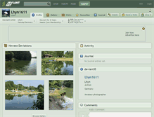 Tablet Screenshot of lhyn1611.deviantart.com