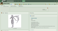 Desktop Screenshot of kekkai-genkai.deviantart.com