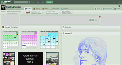 Desktop Screenshot of lisaandmonster.deviantart.com
