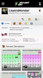 Mobile Screenshot of lisaandmonster.deviantart.com