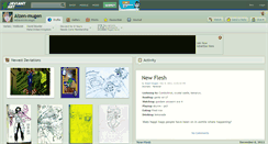 Desktop Screenshot of aizen-mugen.deviantart.com