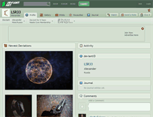 Tablet Screenshot of lsr33.deviantart.com