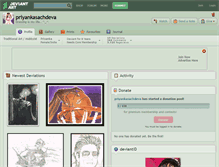Tablet Screenshot of priyankasachdeva.deviantart.com
