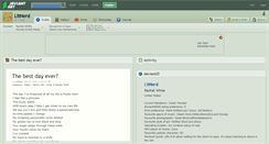 Desktop Screenshot of litnerd.deviantart.com