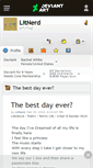 Mobile Screenshot of litnerd.deviantart.com