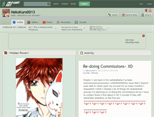 Tablet Screenshot of nekokuro0013.deviantart.com