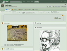 Tablet Screenshot of hullingen.deviantart.com