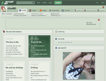 Tablet Screenshot of chu480.deviantart.com