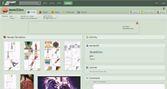 Desktop Screenshot of modelzgiro.deviantart.com