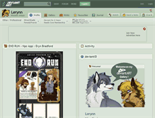 Tablet Screenshot of lerynn.deviantart.com