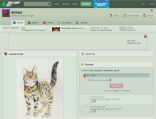 Tablet Screenshot of amlaur.deviantart.com