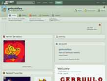 Tablet Screenshot of gerbuulofans.deviantart.com