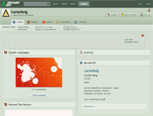 Tablet Screenshot of carlesreig.deviantart.com