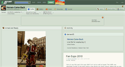 Desktop Screenshot of heroes-come-back.deviantart.com