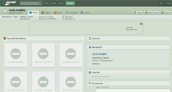 Desktop Screenshot of mcb-models.deviantart.com