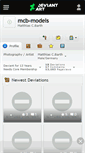 Mobile Screenshot of mcb-models.deviantart.com