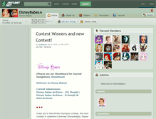 Tablet Screenshot of disneybabes.deviantart.com