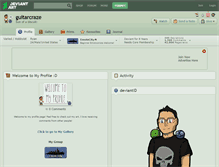 Tablet Screenshot of guitarcraze.deviantart.com