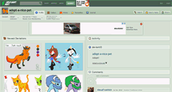 Desktop Screenshot of adopt-a-nice-pet.deviantart.com