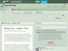 Tablet Screenshot of amywhitewings.deviantart.com