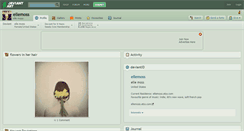 Desktop Screenshot of ellemoss.deviantart.com