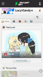 Mobile Screenshot of lucyxsandy.deviantart.com