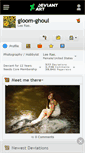 Mobile Screenshot of gloom-ghoul.deviantart.com