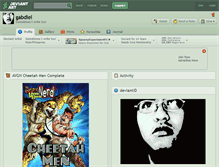 Tablet Screenshot of gabdiel.deviantart.com