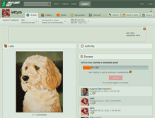 Tablet Screenshot of lettym.deviantart.com