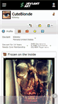 Mobile Screenshot of cuteblonde.deviantart.com