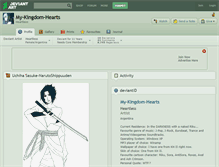 Tablet Screenshot of my-kingdom-hearts.deviantart.com