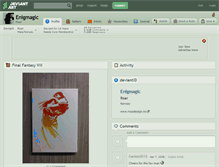 Tablet Screenshot of enigmagic.deviantart.com