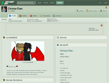 Tablet Screenshot of chrona-chan.deviantart.com