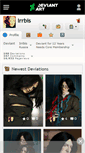 Mobile Screenshot of irrbis.deviantart.com