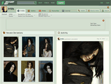 Tablet Screenshot of irrbis.deviantart.com