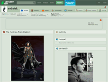 Tablet Screenshot of andreiak.deviantart.com