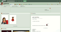 Desktop Screenshot of chigitomato.deviantart.com