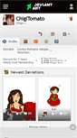 Mobile Screenshot of chigitomato.deviantart.com