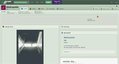 Desktop Screenshot of missexquisite.deviantart.com