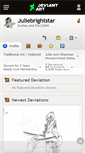 Mobile Screenshot of juliebrightstar.deviantart.com
