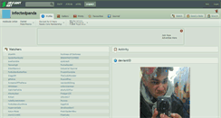 Desktop Screenshot of infectedpanda.deviantart.com