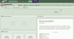 Desktop Screenshot of luvinanime25.deviantart.com