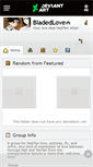 Mobile Screenshot of bladedlove.deviantart.com