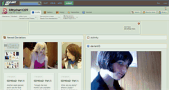 Desktop Screenshot of kittychan1209.deviantart.com