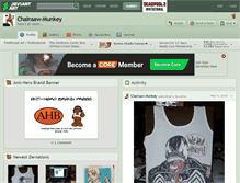 Tablet Screenshot of chainsaw-munkey.deviantart.com