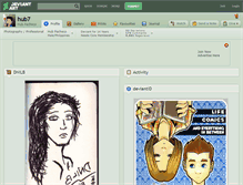 Tablet Screenshot of hub7.deviantart.com