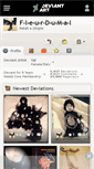Mobile Screenshot of f-l-e-u-r-d-u-m-a-l.deviantart.com