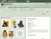Tablet Screenshot of galoogamelady.deviantart.com