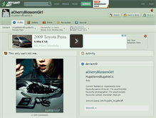 Tablet Screenshot of acherryblossomgirl.deviantart.com