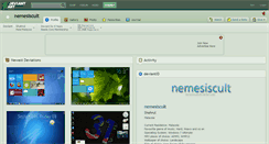 Desktop Screenshot of nemesiscult.deviantart.com